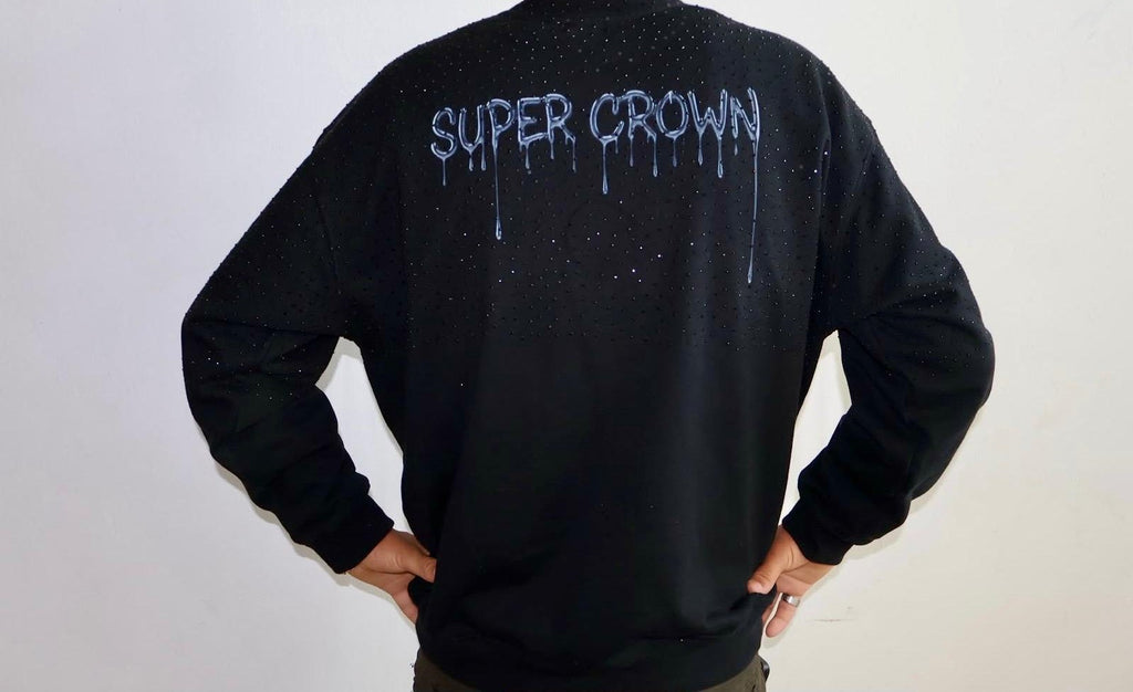 White Diamond (sin gorro) - Sudadera Super Crown