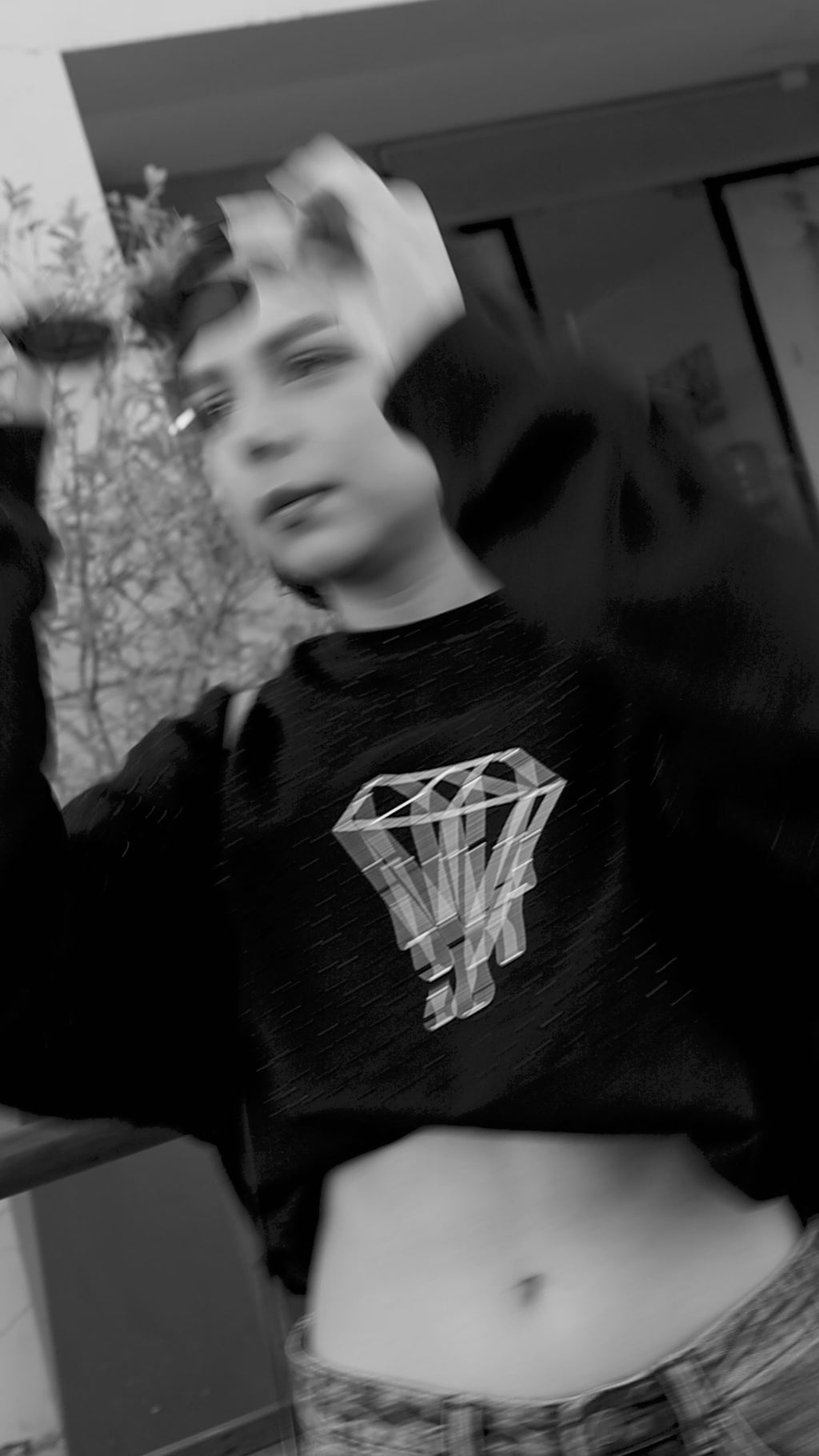 White Diamond (sin gorro) - Sudadera Super Crown